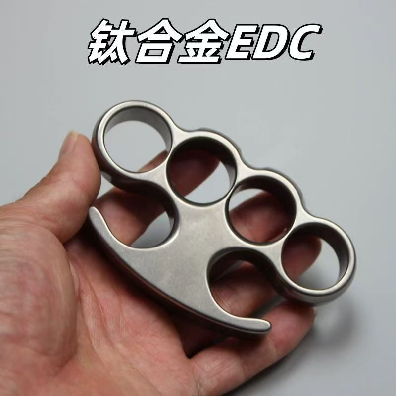 TC21 Titanium Alloy Knuckle Dusters Solid EDC Alloy Knuckle Dusters
