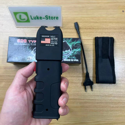 928 Max Voltage Portable Electric Shock Function Rechargeable With LED Flashlight