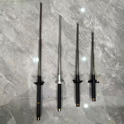 21-36 Inches Manual Telescopic Baton Portable Expandable Blocking Baton Self Defense Stick for Personal Protection
