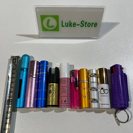 10ML Portable Lipstick Keychain Spray Pepper Sprays