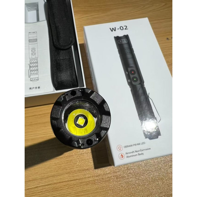 W-02 Portable Electric Shock Function Rechargeable With LED Flashlight