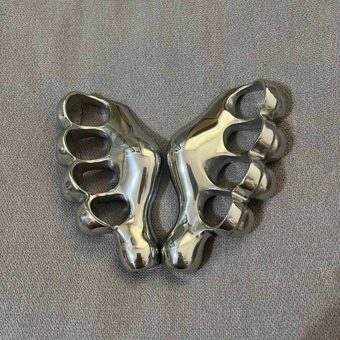 Handmade 304 Stainless Steel Material Brass Knuckles  with High-gloss Polishing