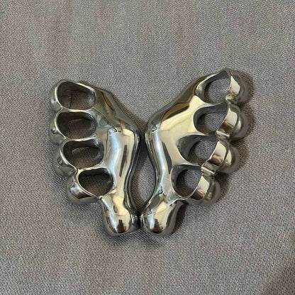 Handmade 304 Stainless Steel Material Brass Knuckles  with High-gloss Polishing