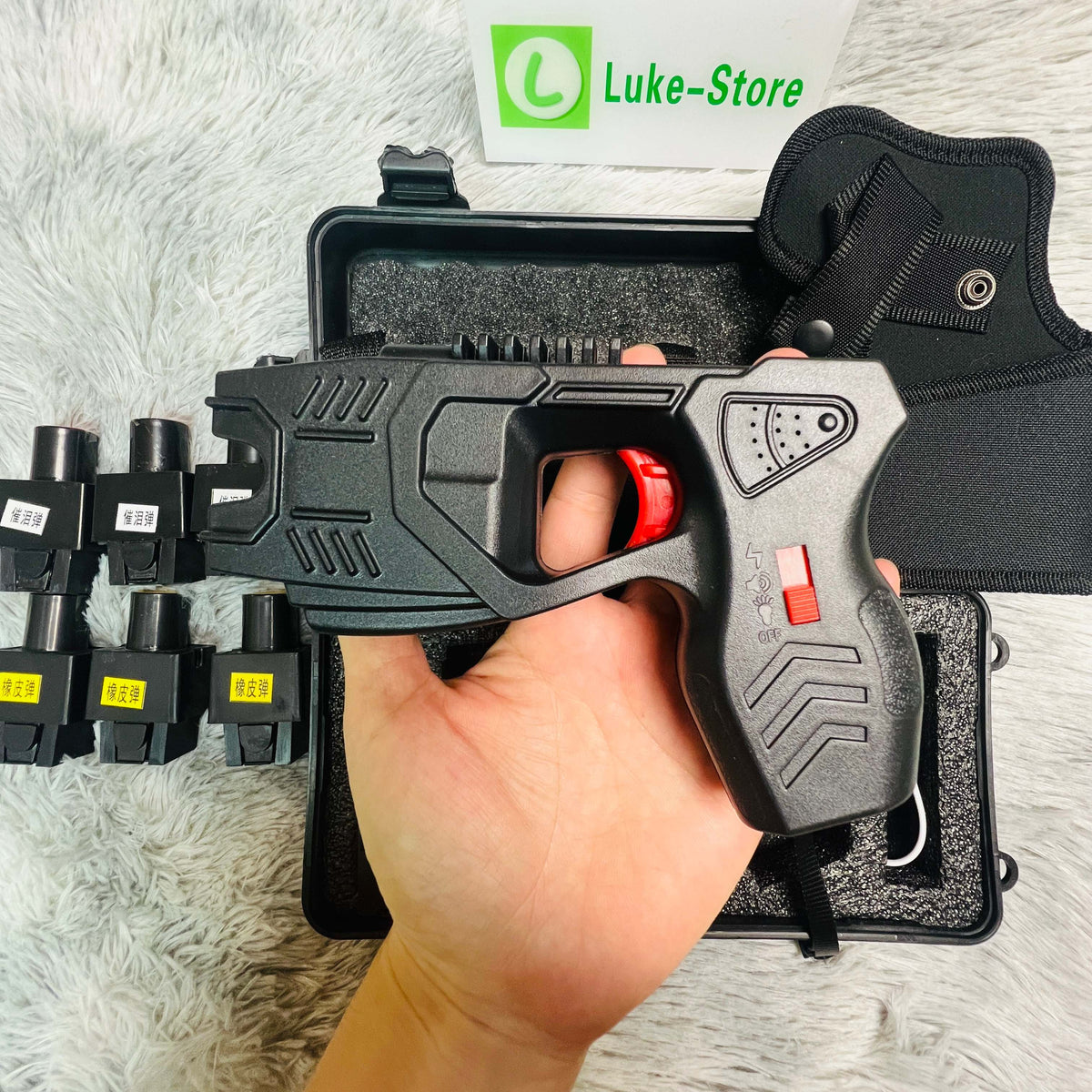 Portable Electric Shock Function Rechargeable With With Aiming Laser
