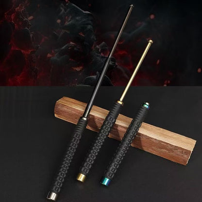 26 Inch Manual Telescopic Baton Portable Expandable Baton Anti-Slip Self Defense Stick for Personal Protection