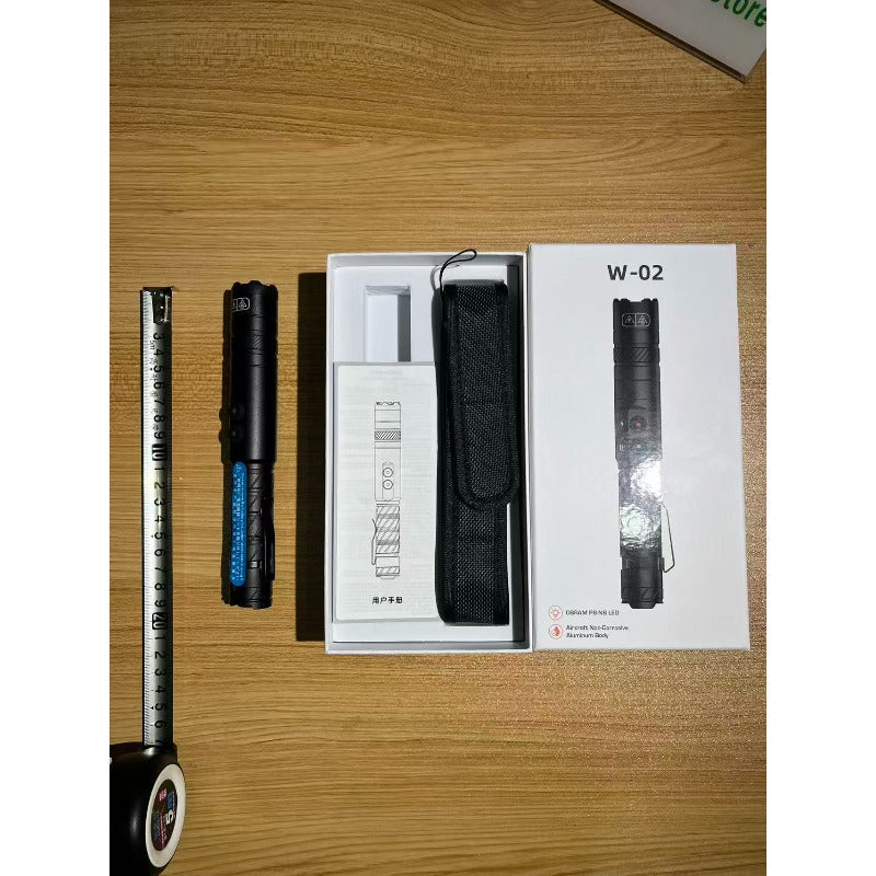 W-02 Portable Electric Shock Function Rechargeable With LED Flashlight