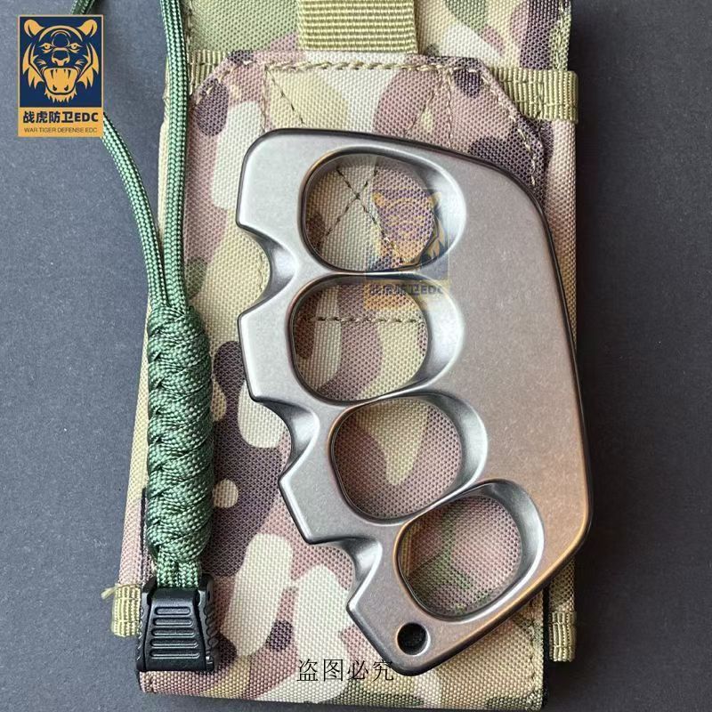 TC21 Titanium Alloy Knuckle Dusters Solid EDC Alloy Knuckle Dusters