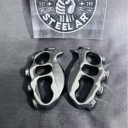 Handmade 304 Stainless Steel Material Brass Knuckles  with High-gloss Polishing