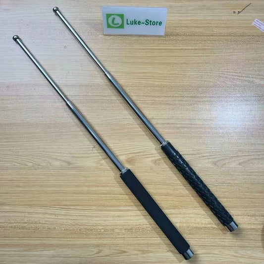 26 Inch Manual Telescopic Baton Portable Expandable Baton Anti-Slip Self Defense Stick for Personal Protection