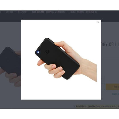 Phone Portable Electric Shock Function Rechargeable With LED Flashlight