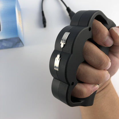 Knuckles Stun gun Portable Electric Shock Function Rechargeable With LED Flashlight