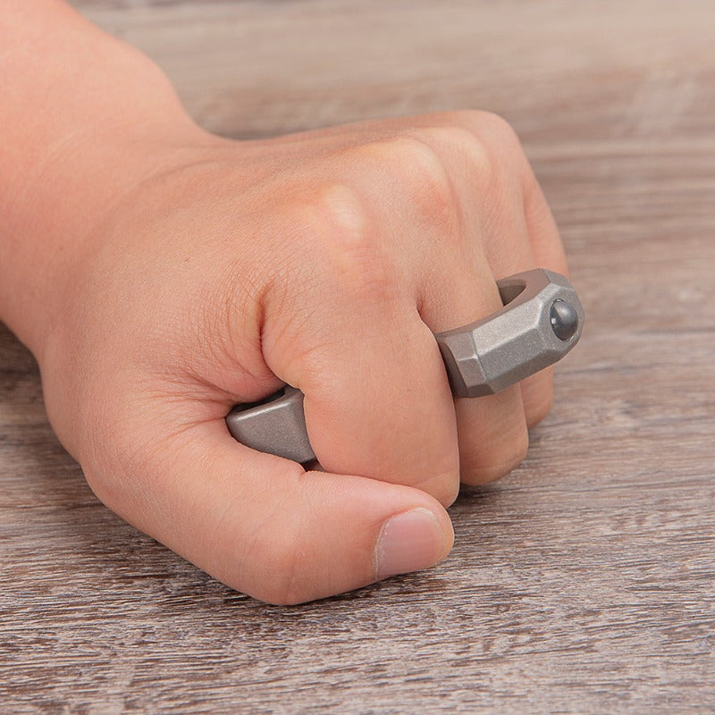 Summer Stonewash Stainless Steel Knuckledusters