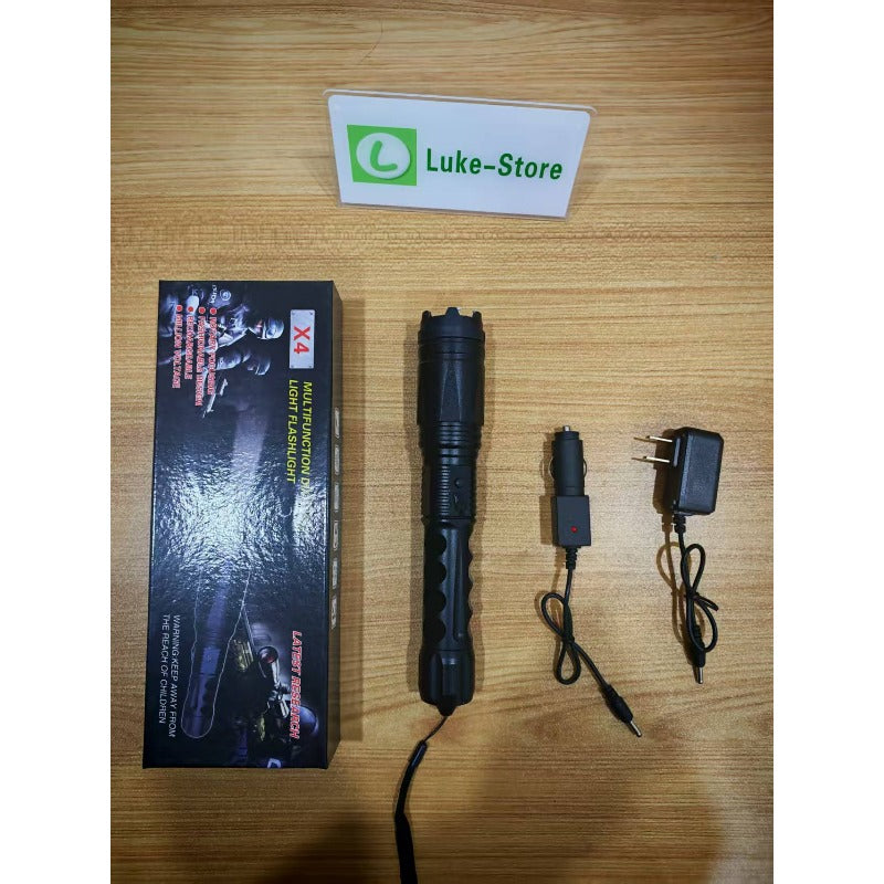 X4 Portable Electric Shock Function Rechargeable With LED Flashlight