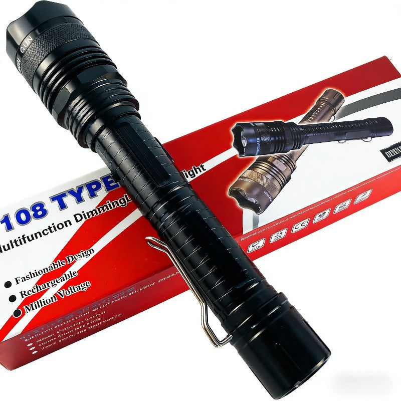 1108 Portable Electric Shock Function Rechargeable With LED Flashlight