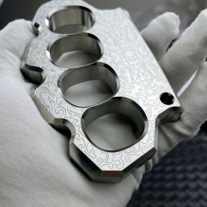 304 Stainless Steel Material Brass Knuckles CNC Engraved