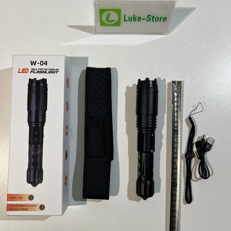 W-04 Portable Electric Shock Function Rechargeable With LED Flashlight