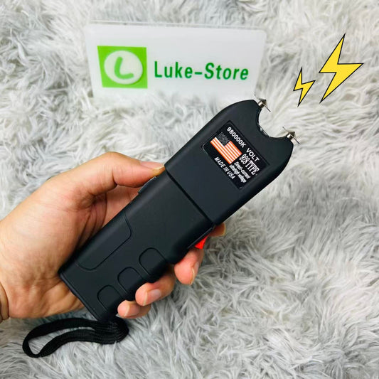 928 Max Voltage Portable Electric Shock Function Rechargeable With LED Flashlight