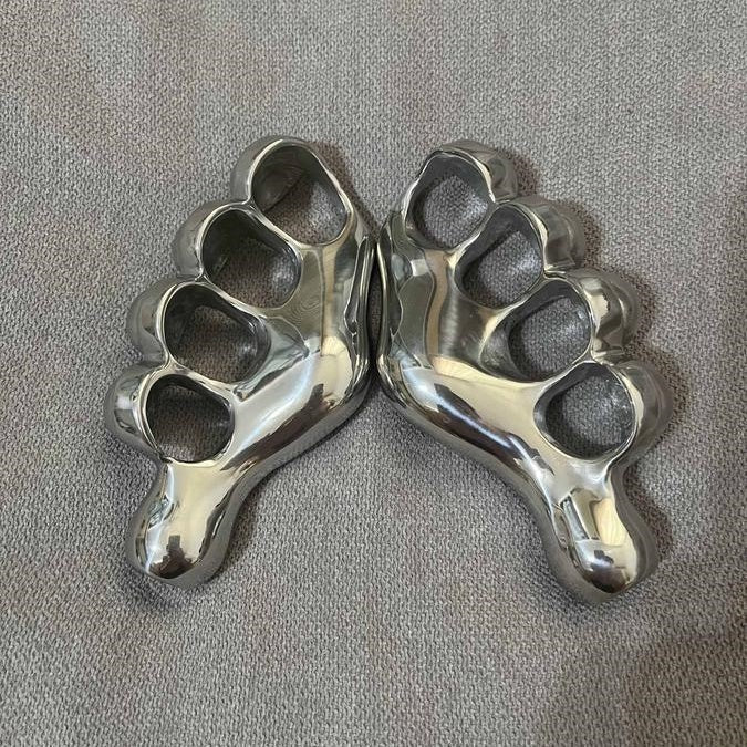 Handmade 304 Stainless Steel Material Brass Knuckles  with High-gloss Polishing