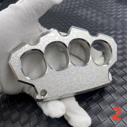 304 Stainless Steel Material Brass Knuckles CNC Engraved