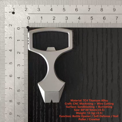 TC4 Titanium Alloy Knuckle Dusters Solid EDC Alloy Knuckle Dusters