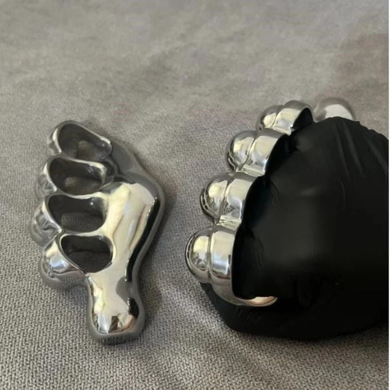 Handmade 304 Stainless Steel Material Brass Knuckles  with High-gloss Polishing