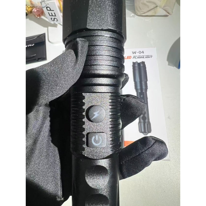 W-04 Portable Electric Shock Function Rechargeable With LED Flashlight