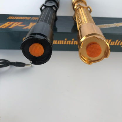 X10 Baton Portable Electric Shock Function Rechargeable With LED Flashlight