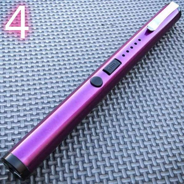 1903 Pen Style Portable Electric Shock Function Rechargeable With LED Flashlight