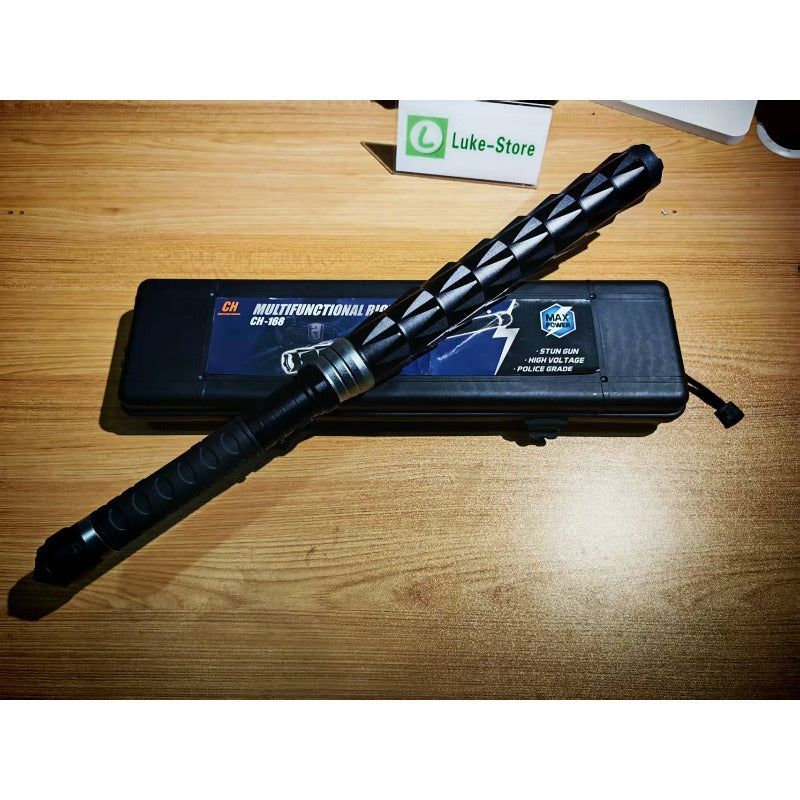 CH-168 Baton Electric Shock Function Rechargeable With LED Flashlight