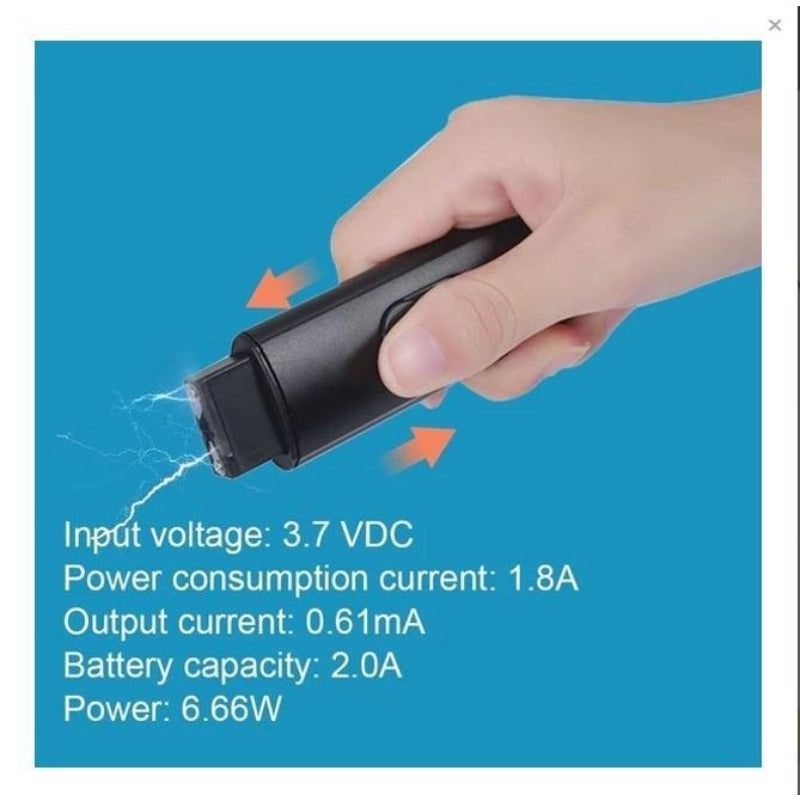 1602 Portable Electric Shock Function Rechargeable With LED Flashlight