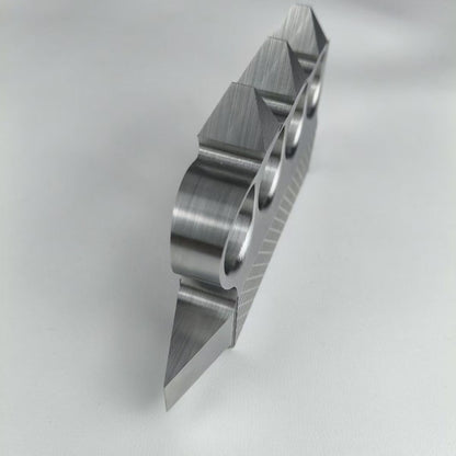 Extra Hard Knuckle Duster, 2Cr14 Stainless Iron Material, Quenched and Hardened to 50 HRC.