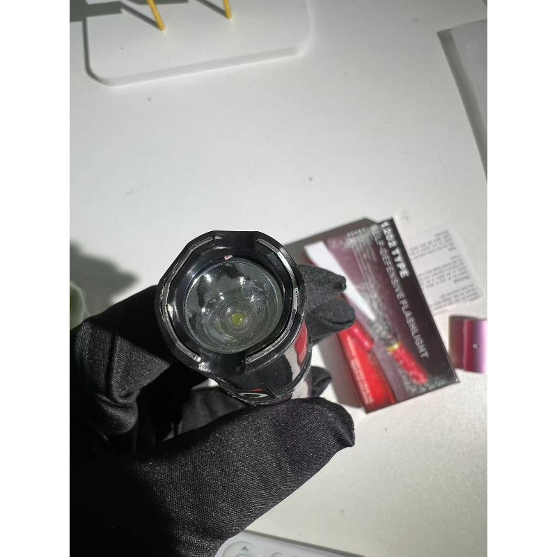 1202 Portable Electric Shock Function Rechargeable With LED Flashlight