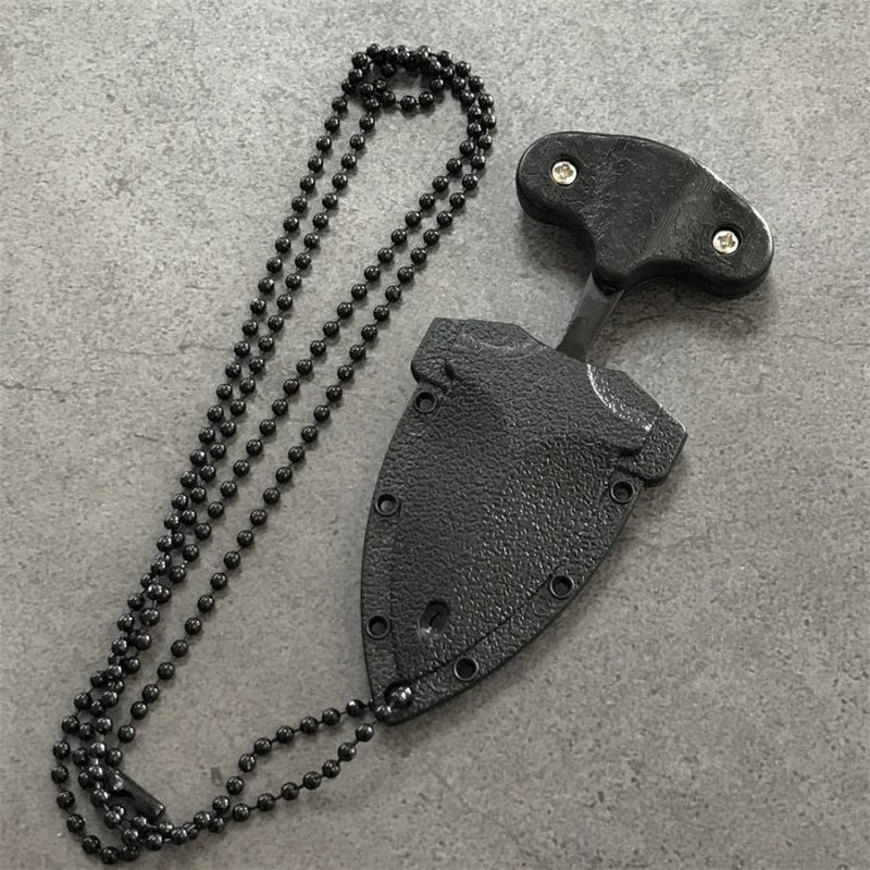 Outdoor Mini EDC Pocket Necklace Tool Knuckle Knife
