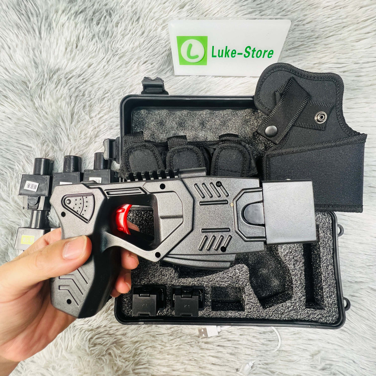 Portable Electric Shock Function Rechargeable With With Aiming Laser