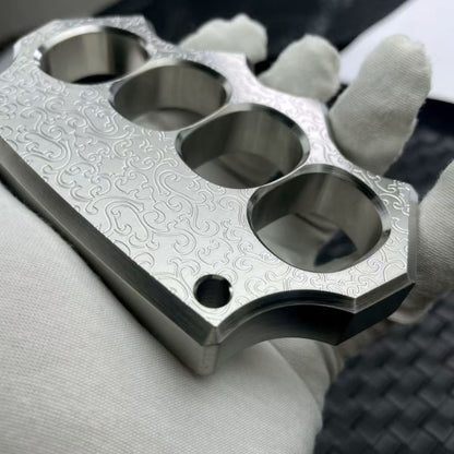 304 Stainless Steel Material Brass Knuckles CNC Engraved