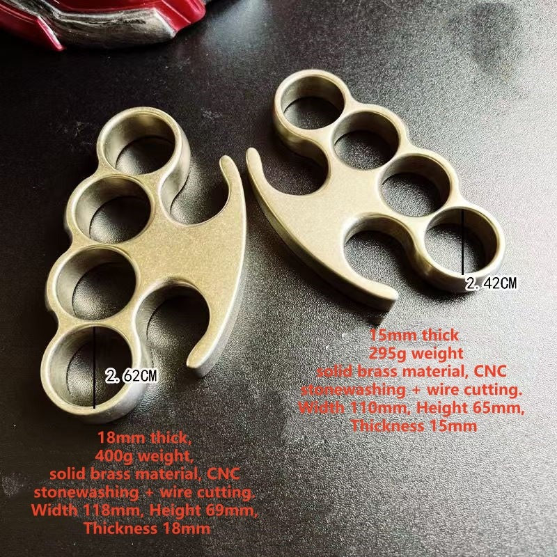Pure Brass Knuckles Stainless Steel CNC Machining
