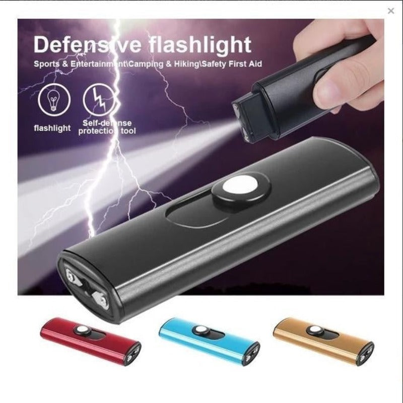 1602 Portable Electric Shock Function Rechargeable With LED Flashlight