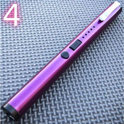 1903 Pen Style Portable Electric Shock Function Rechargeable With LED Flashlight