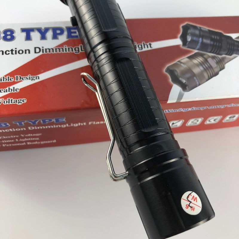 1108 Portable Electric Shock Function Rechargeable With LED Flashlight