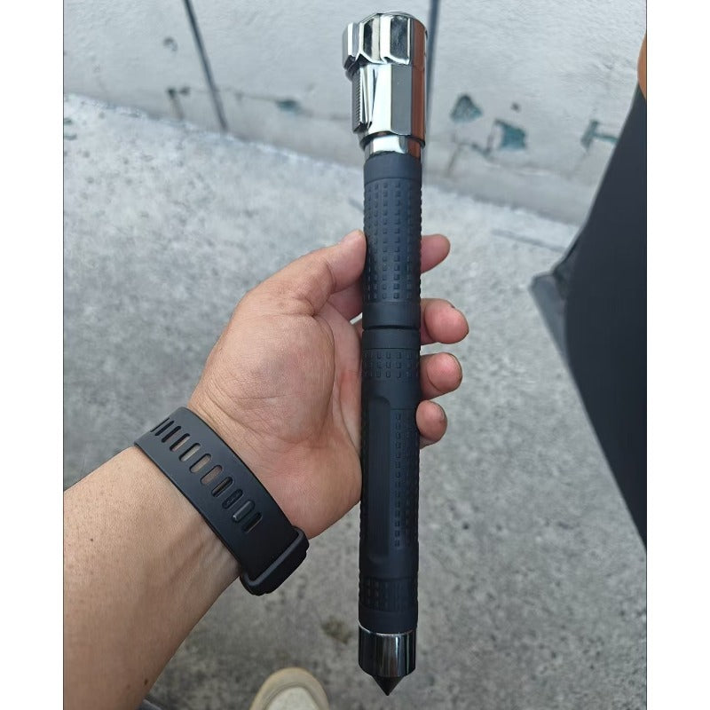21-32 Inch Automatic Telescopic Baton Portable Expandable Baton Anti-Slip Self Defense Stick for Personal Protection