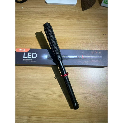 New W-10 Baton Electric Shock Function Rechargeable With LED Flashlight
