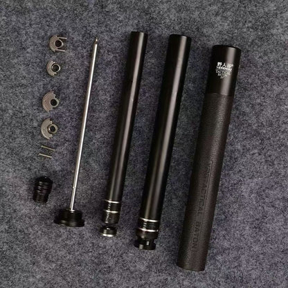 21,26 Inches Manual Telescopic Baton Portable Mechanical Expandable Baton Anti-Slip Self Defense Stick for Personal Protection