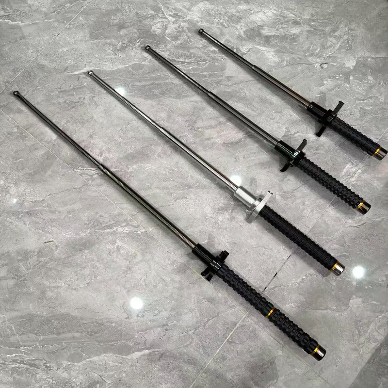 21-36 Inches Manual Telescopic Baton Portable Expandable Blocking Baton Self Defense Stick for Personal Protection