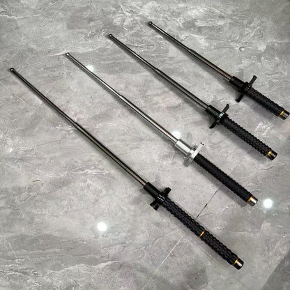 21-36 Inches Manual Telescopic Baton Portable Expandable Blocking Baton Self Defense Stick for Personal Protection