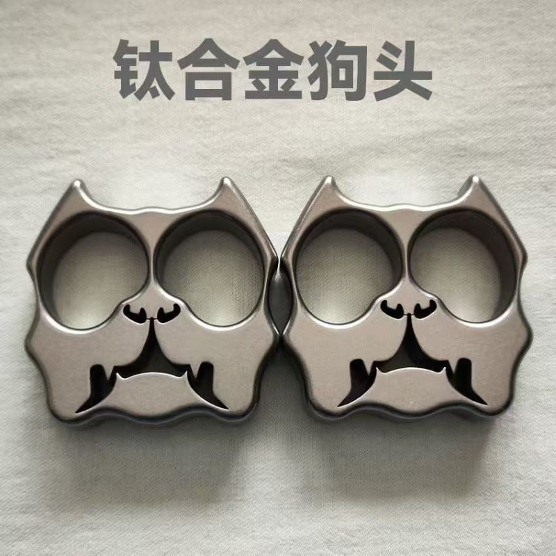 TC21 Titanium Alloy Knuckle Dusters Solid EDC Alloy Knuckle Dusters