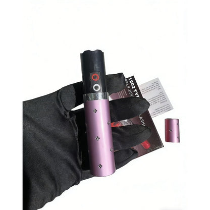 1202 Portable Electric Shock Function Rechargeable With LED Flashlight