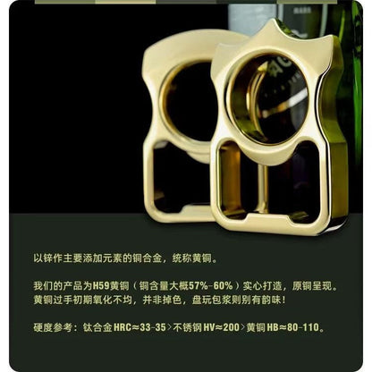 New Brass Knuckle Bottle Opener