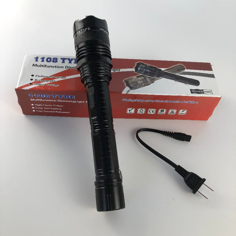 1108 Portable Electric Shock Function Rechargeable With LED Flashlight
