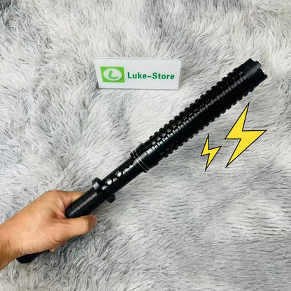 X10 Baton Portable Electric Shock Function Rechargeable With LED Flashlight