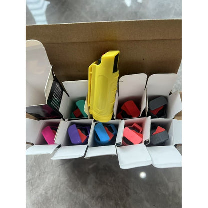 10ML Portable Lipstick Keychain Spray Pepper Sprays